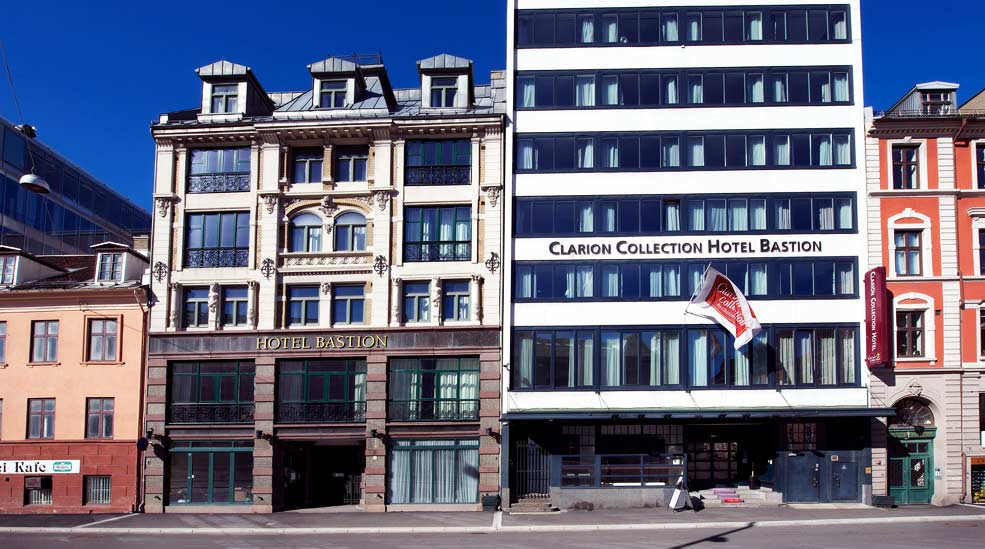 The facade of the Bastion Hotel in Oslo