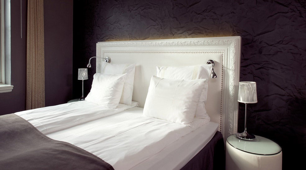 Elegant superior double room at Savoy Hotel in Oslo