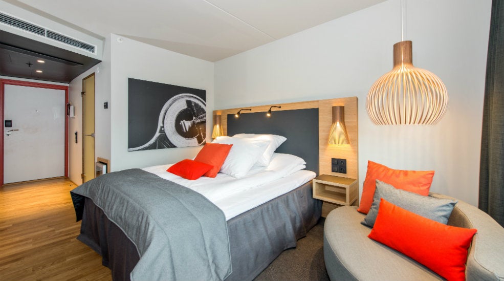 Chic single room at The Edge Hotel in Tromso